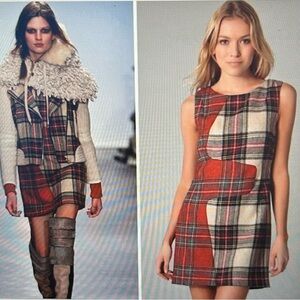 Rag & Bone Plaid Holiday Dress